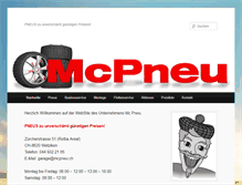 Tablet Screenshot of mcpneu.ch